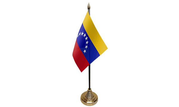 Venezuela (Crest) Table Flags